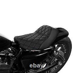 Driver Solo Seat Fit For Harley Davidson Sportster XL 883 1200 2010-2021 Black