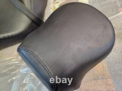 Fits HARLEY DAVIDSON XL 883 SPORTSER 2007 SEAT FRONT AND REAR DUAL GOOD COND