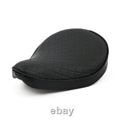Fitzz Solo Seat Narrow Diamond, Black, for Harley Davidson