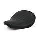 Fitzz Solo Seat Slim, Thinly Padded With Flames Black, For Harley Davidson