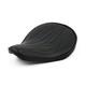 Fitzz Solo Seat Slim, Thinly Padded With Flames Black, For Harley Davidson