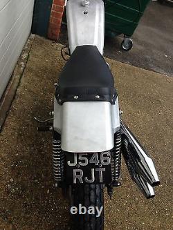 Flat Track Alloy Seat Unit, Street Tracker, Xr 750 Xs Sportster Triumph Bonnie