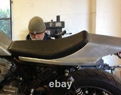 Flat Track Alloy Seat Unit, Street Tracker, Xr 750 Xs Sportster Triumph Bonnie