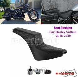 For HARLEY-DAVIDSON SOFTAIL M8 STREET BOB FXBB FXBBS 2-up Saddle Gel Seat 18-21