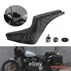 For HARLEY-DAVIDSON SOFTAIL M8 STREET BOB FXBB FXBBS 2-up Saddle Gel Seat 18-21
