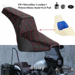 Gel Pad 2-UP Seat For Harley Softail FXST FLHCS Street Bob FXBB FXBBS 2018-2024