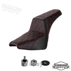 Gel Pad 2-UP Seat For Harley Softail FXST FLHCS Street Bob FXBB FXBBS 2018-2024
