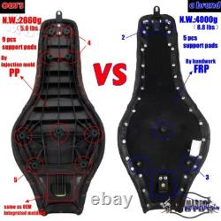 Gel Pad 2-UP Seat For Harley Softail FXST FLHCS Street Bob FXBB FXBBS 2018-2024