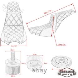 Gel Pad 2-UP Seat For Harley Softail FXST FLHCS Street Bob FXBB FXBBS 2018-2024