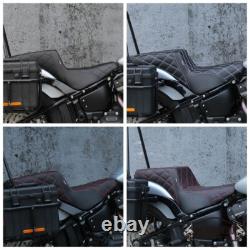 Gel Pad 2-UP Seat For Harley Softail FXST FLHCS Street Bob FXBB FXBBS 2018-2024