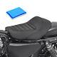 Gel Solo Seat For Harley Davidson Sportster 10-20 Driver Seat So5 Black