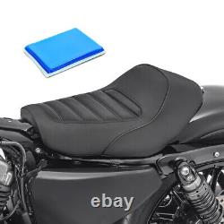 Gel Solo Seat for Harley Davidson Sportster 10-20 driver seat SO5 black