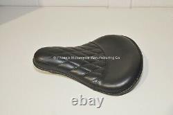 Genuine Diamond Stitched Leather Harley Davidson Sportster Style Seat