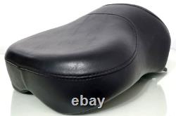 Genuine Harley Davidson Heritage Soft Tail Black Leather Pillion Seat VGC