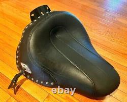 Genuine Harley-Davidson Softail Fatboy heritage Solo Seat With Side-Conchos OEM