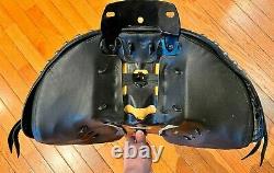 Genuine Harley-Davidson Softail Fatboy heritage Solo Seat With Side-Conchos OEM