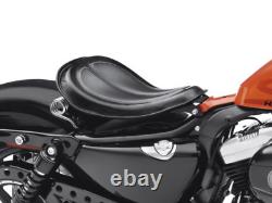 Genuine Harley-Davidson Solo Spring Saddle Seat Black Leather 52000279