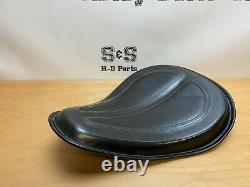 Genuine Harley-Davidson Solo Spring Saddle Seat Black Leather 54373-10