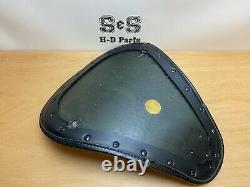 Genuine Harley-Davidson Solo Spring Saddle Seat Black Leather 54373-10