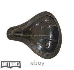 Genuine Leather Diamond Stitched Harley Davidson Style Sportster Seat