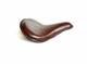 Genuine Leather Harley Davidson Sportster Style Seat Plain Cherry