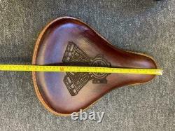 Genuine Leather Harley Davidson Sportster Style Seat With Engine Design