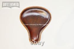 Genuine Leather Harley Davidson Sportster Style Seat With Engine Design