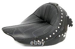 HARLEY DAVIDSON CORBIN SOLO SEAT HD-ST8-DLX-S Studded Leather 2008-2017 Softail
