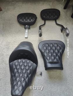 HARLEY DAVIDSON TOURING SEAT Freedom Series Seat Combo Bad Boyz Cyclez