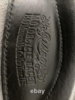 H&F Mesinger Board Track Racer Motorcycle Seat Saddle Black Harley Davidson