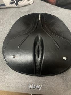 H&F Mesinger Board Track Racer Motorcycle Seat Saddle Black Harley Davidson