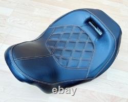 Harley CVO Touring Solo Riders Seat Single Saddle Low-Profile Glide 09+ 52000248 Harley CVO Touring Solo Riders Seat Single Saddle Low-Profile Glide 09+ 52000248