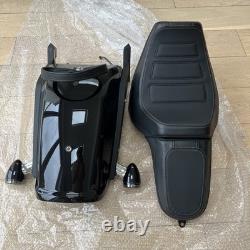 Harley Davidson 2023 Fat Bob Rear Fender And Seat. Black Gloss