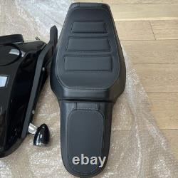 Harley Davidson 2023 Fat Bob Rear Fender And Seat. Black Gloss