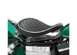 Harley Davidson 52000276 Solo Saddle Black Diamond Seat Sportster XL Dyna