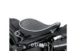 Harley Davidson 52000276 Solo Saddle Black Diamond Seat Sportster XL Dyna