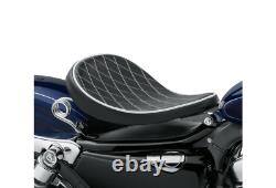 Harley Davidson 52000276 Solo Saddle Black Diamond Seat Sportster XL Dyna