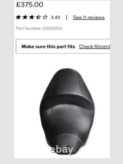 Harley-Davidson Black Reach Solo Seat, Official Harley Part number 52000253