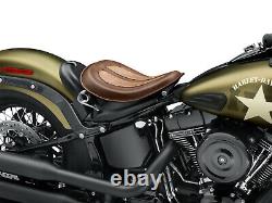 Harley Davidson Brown Leather Solo Saddle 52000278
