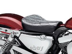 Harley Davidson Charcoal Metal Flake Seat (nos) 52000051