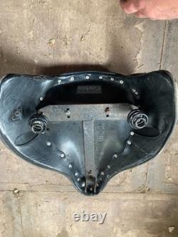 Harley Davidson Corbin solo seat bobber chopper snake skin Used for Restoration