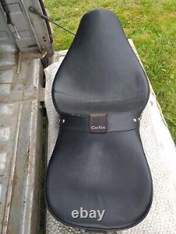 Harley Davidson Custom Corbin Gel Leather Hide Seat Night Train Softtail