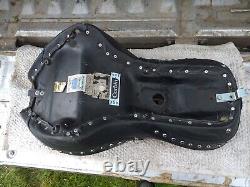 Harley Davidson Custom Corbin Gel Leather Hide Seat Night Train Softtail