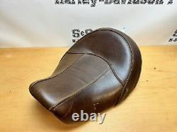 Harley-Davidson DYNA Low Profile Solo Seat Distressed Brown Leather 51937-10