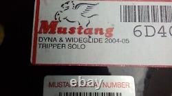 Harley Davidson Dyna + Wideglide Mustang Day Tripper Seat, 2004-2005, Vgc 76582