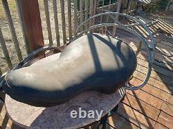 Harley Davidson Early Panhead Original Buddy Seat With Grab Bar