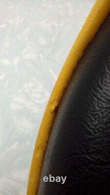 Harley Davidson Evo Sportster Dual Comfort Seat, Yellow Piping, 1987-2003 Used