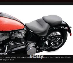 Harley Davidson FLS FXS Mustang Wide Vintage Solo Seat + Pillion Seat 76752