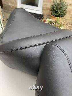 Harley Davidson FLS FXS Mustang Wide Vintage Solo Seat + Pillion Seat 76752
