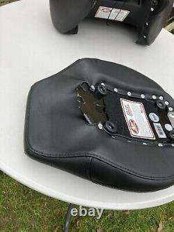 Harley Davidson FLS FXS Mustang Wide Vintage Solo Seat + Pillion Seat 76752